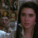 Jennifer Connelly, with a li’l friend behind her.